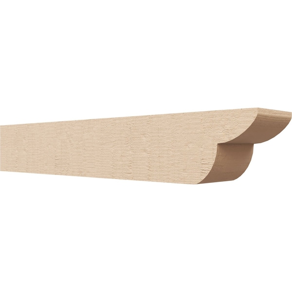 Ekena Millwork 4in. W x 4in. H x 24in. L Crestline Woodgrain TimberThane Rafter Tail, Primed Tan RFTUR04X04X24CRERCPR - main
